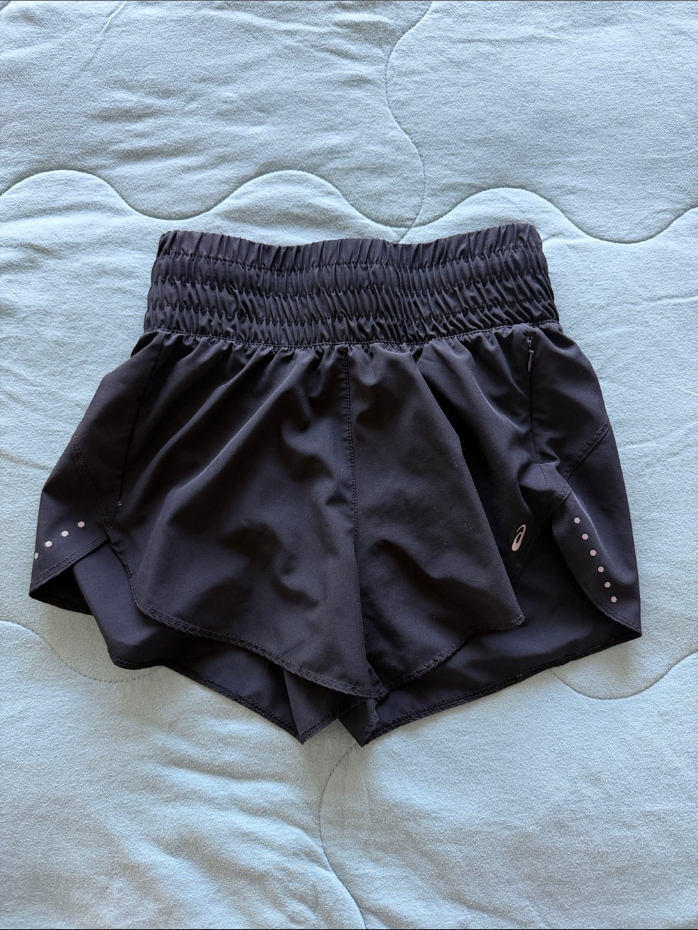 ASICS Black Athletic Running Shorts with Liner - size S